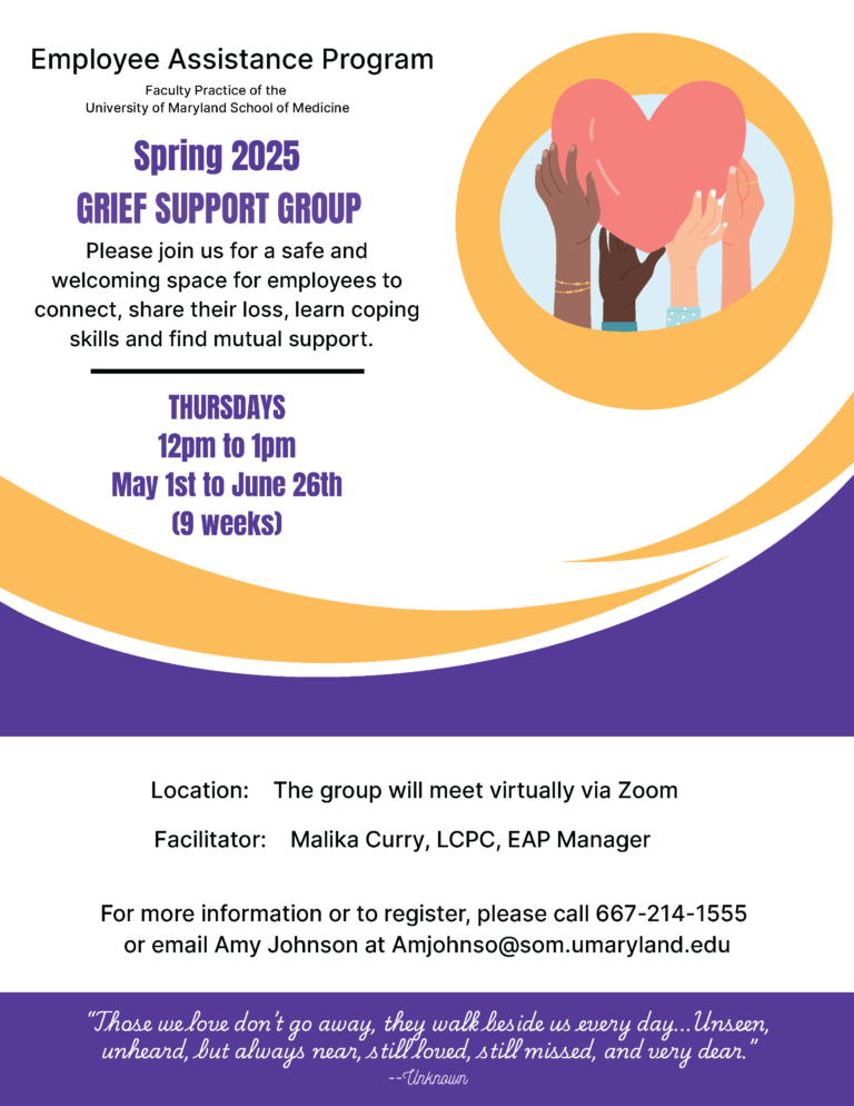 Spring 2025 Grief Support Group